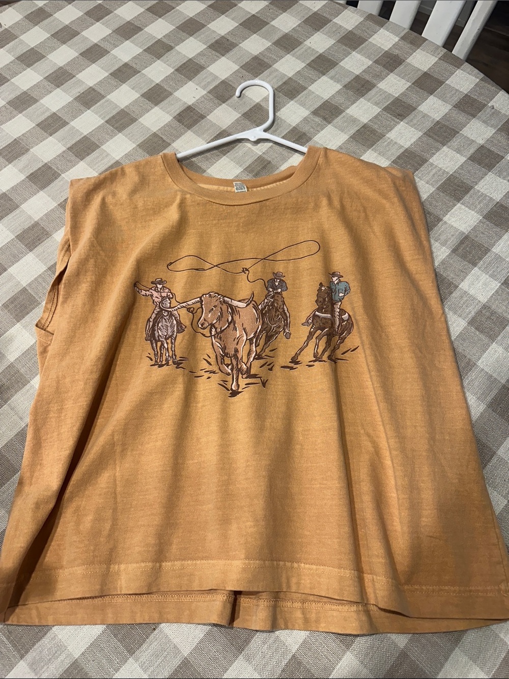 Western Graphic Shirt - yellow